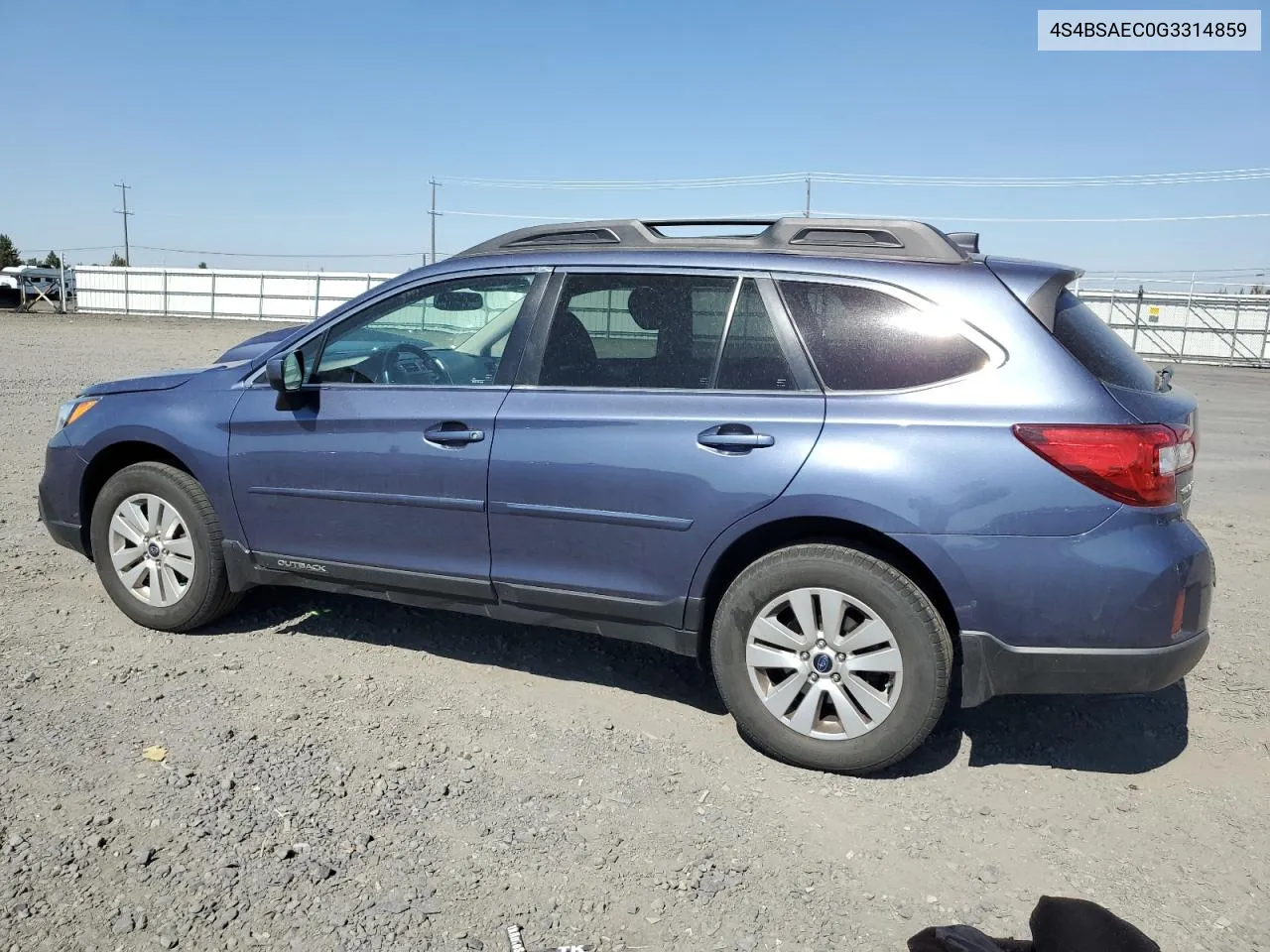 4S4BSAEC0G3314859 2016 Subaru Outback 2.5I Premium