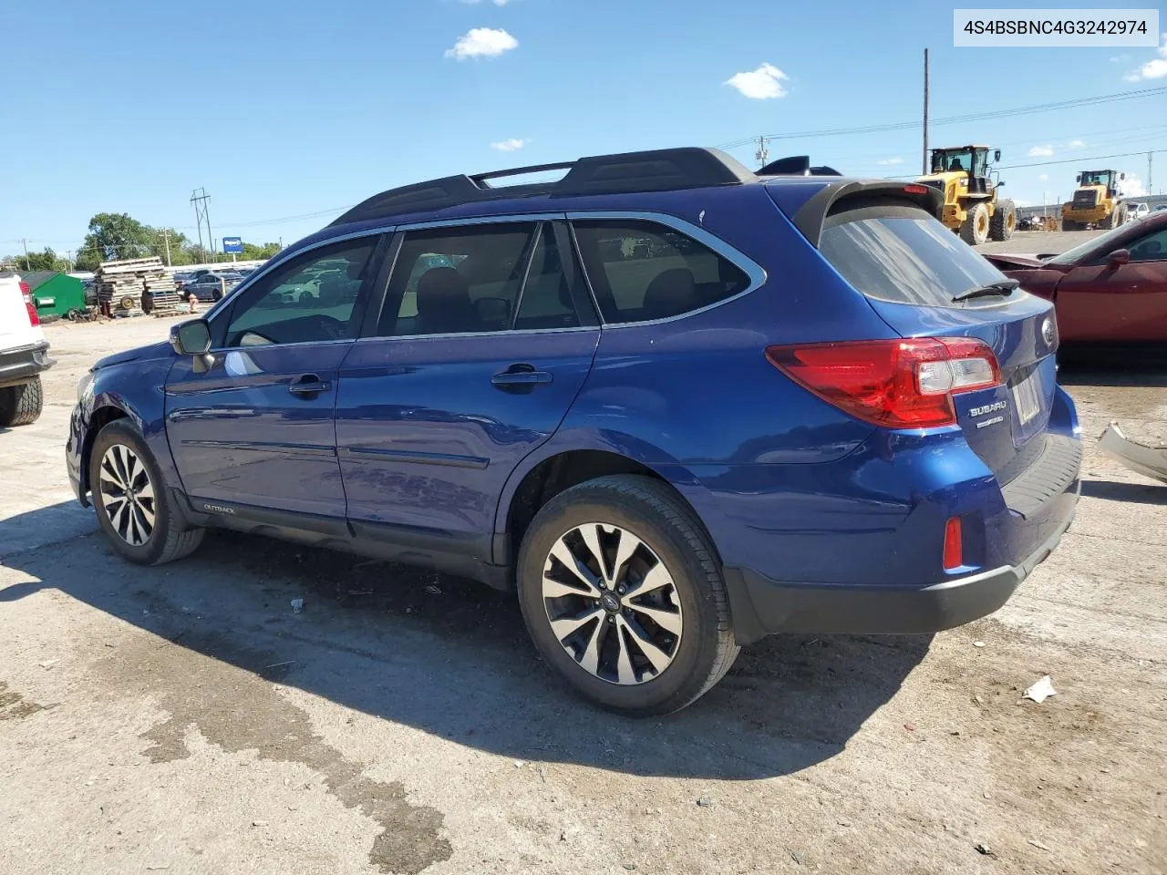 2016 Subaru Outback 2.5I Limited VIN: 4S4BSBNC4G3242974 Lot: 69644134