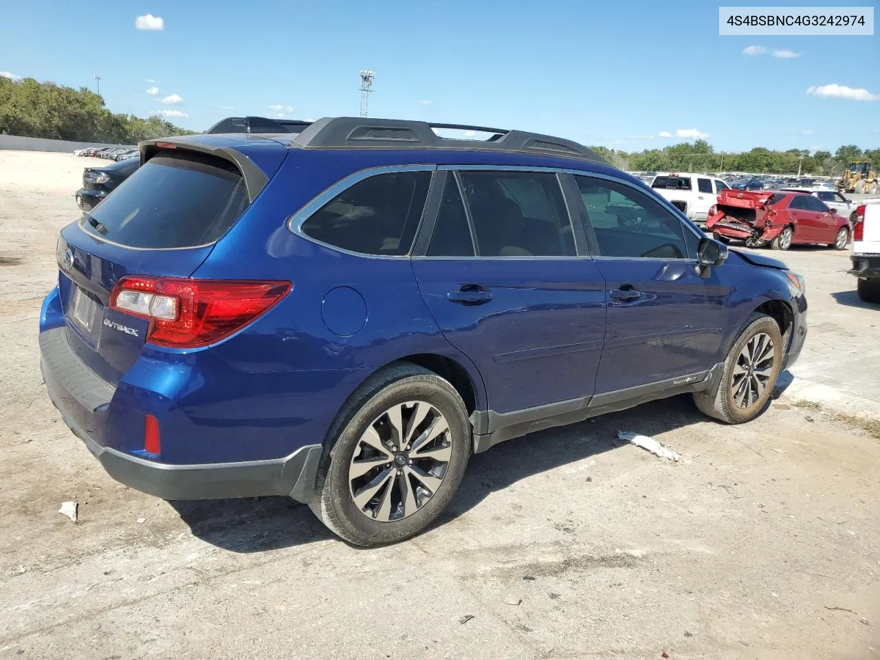 4S4BSBNC4G3242974 2016 Subaru Outback 2.5I Limited