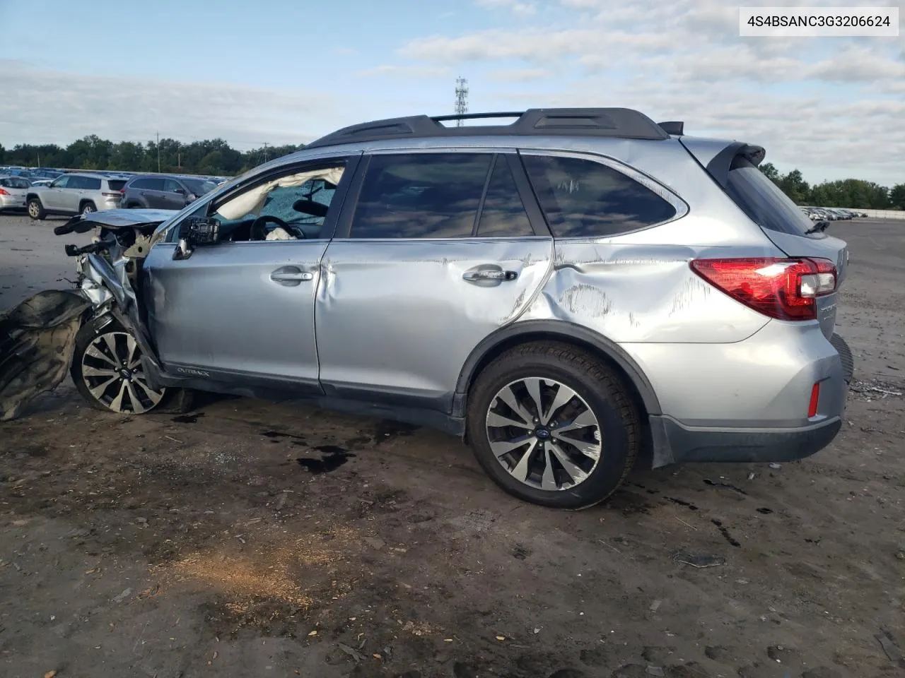 2016 Subaru Outback 2.5I Limited VIN: 4S4BSANC3G3206624 Lot: 70104124