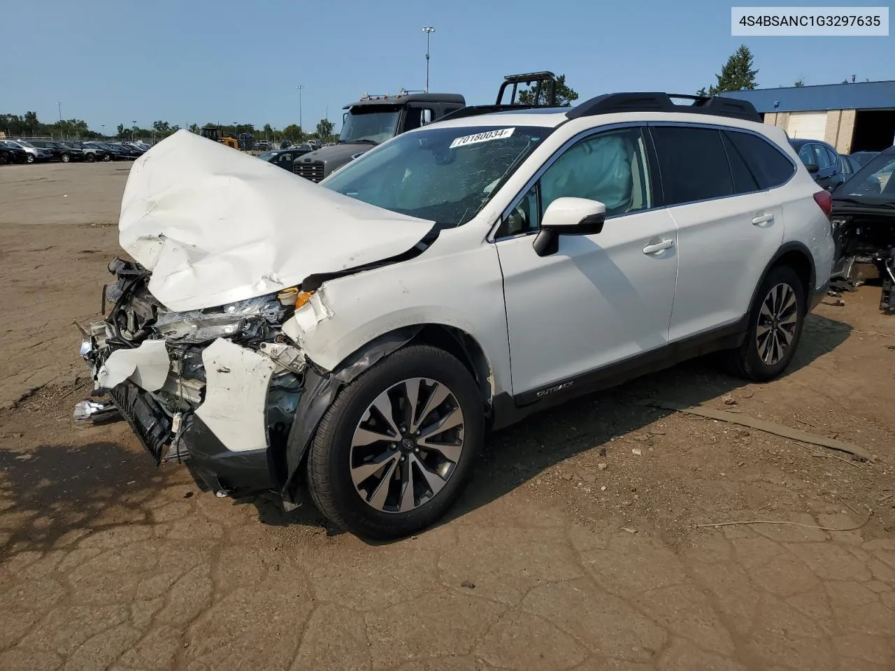 4S4BSANC1G3297635 2016 Subaru Outback 2.5I Limited