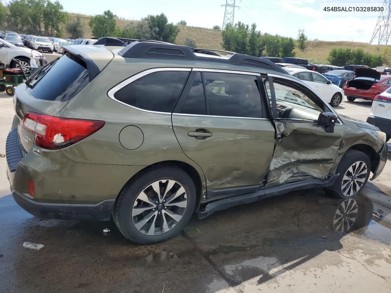 2016 Subaru Outback 2.5I Limited VIN: 4S4BSALC1G3285830 Lot: 70330294