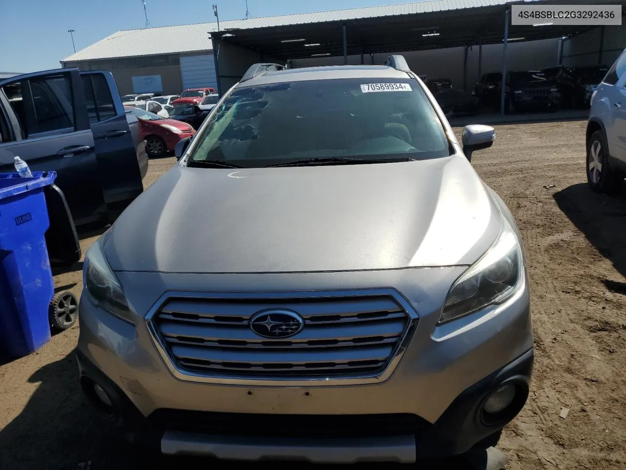 4S4BSBLC2G3292436 2016 Subaru Outback 2.5I Limited