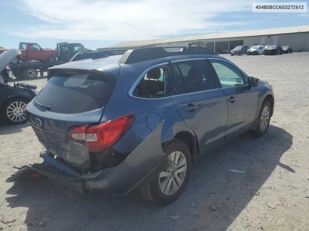 2016 Subaru Outback 2.5I Premium VIN: 4S4BSBCC6G3272612 Lot: 70748844