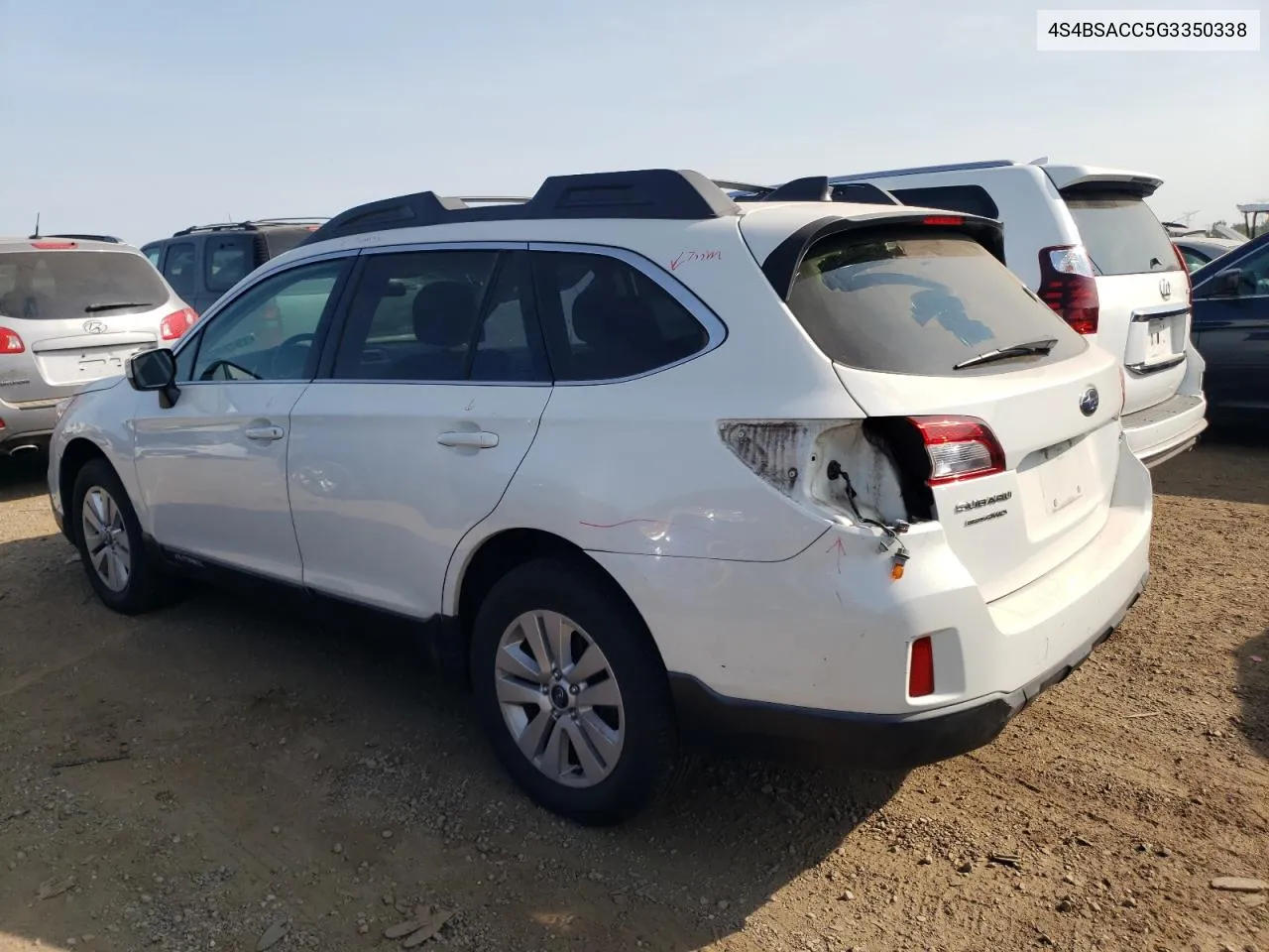 2016 Subaru Outback 2.5I Premium VIN: 4S4BSACC5G3350338 Lot: 70788774