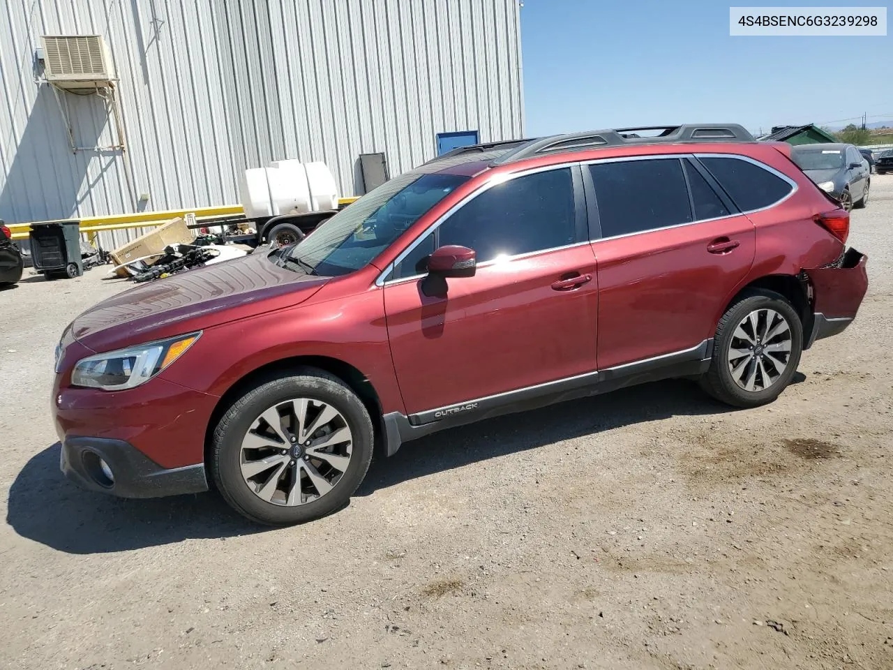 2016 Subaru Outback 3.6R Limited VIN: 4S4BSENC6G3239298 Lot: 71029314