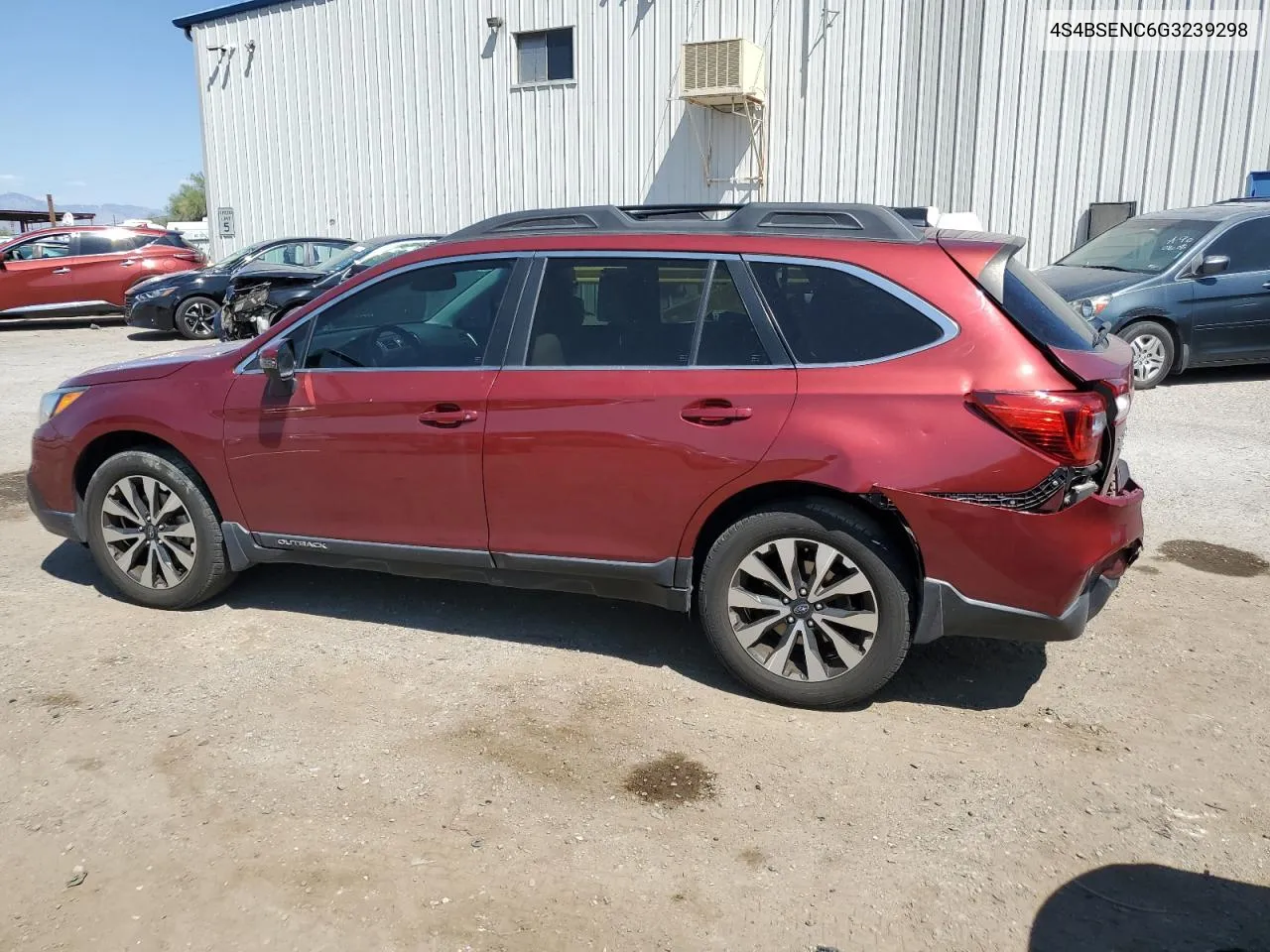 2016 Subaru Outback 3.6R Limited VIN: 4S4BSENC6G3239298 Lot: 71029314