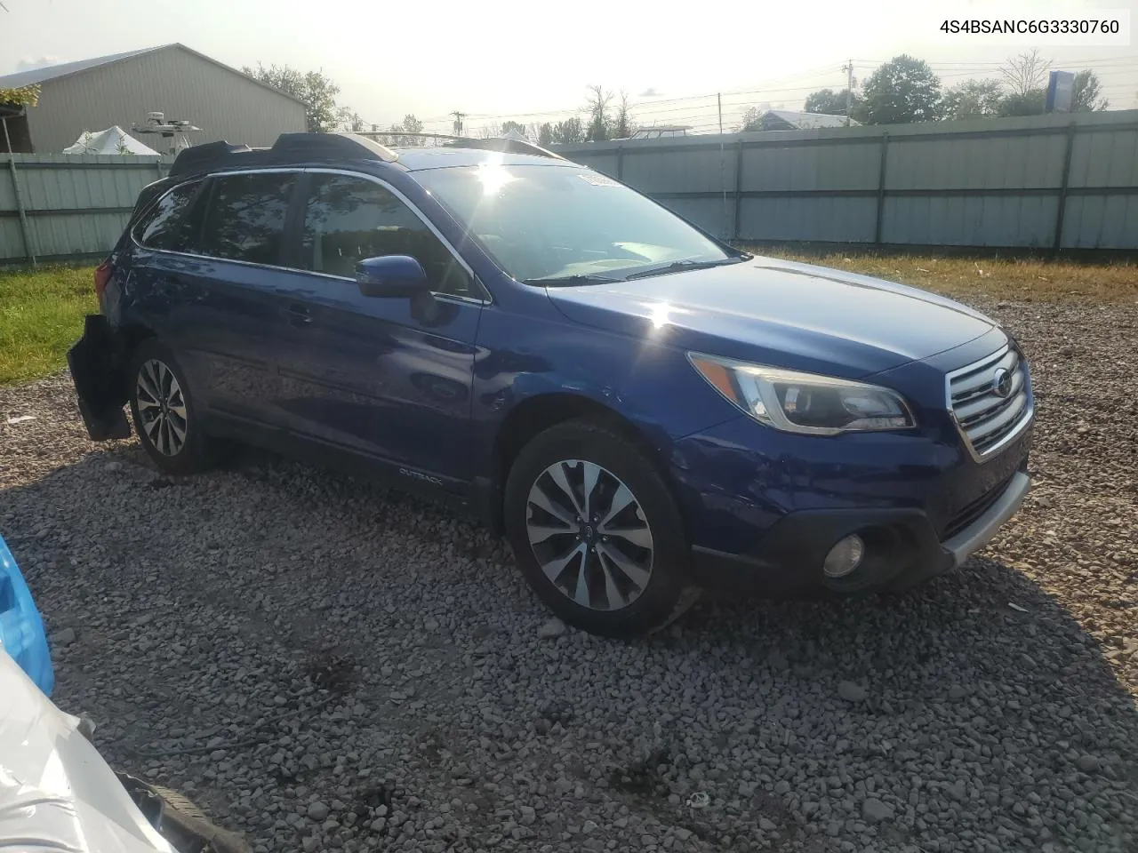 2016 Subaru Outback 2.5I Limited VIN: 4S4BSANC6G3330760 Lot: 71059684