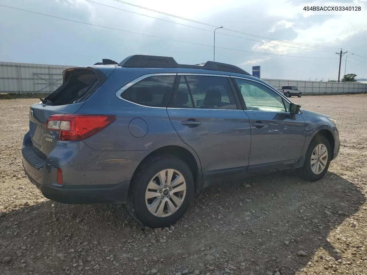 2016 Subaru Outback 2.5I Premium VIN: 4S4BSACCXG3340128 Lot: 71169214