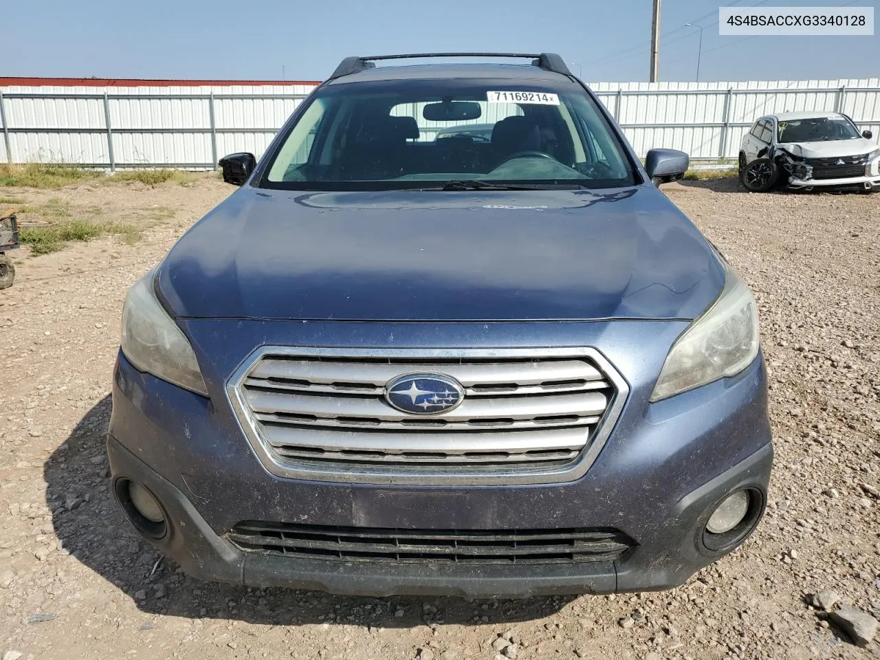 4S4BSACCXG3340128 2016 Subaru Outback 2.5I Premium