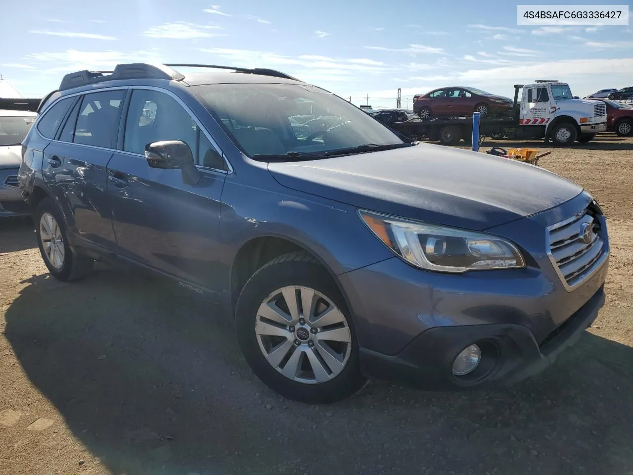 2016 Subaru Outback 2.5I Premium VIN: 4S4BSAFC6G3336427 Lot: 71239264