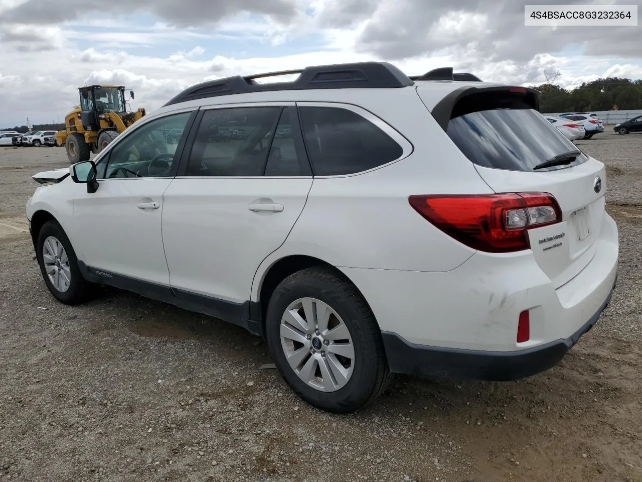 4S4BSACC8G3232364 2016 Subaru Outback 2.5I Premium