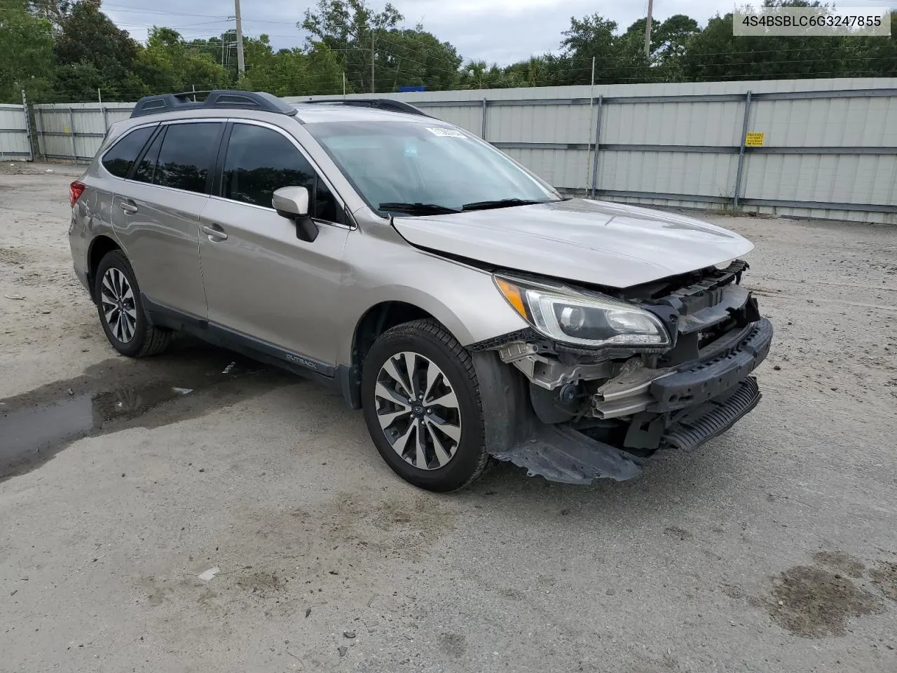 2016 Subaru Outback 2.5I Limited VIN: 4S4BSBLC6G3247855 Lot: 71393764