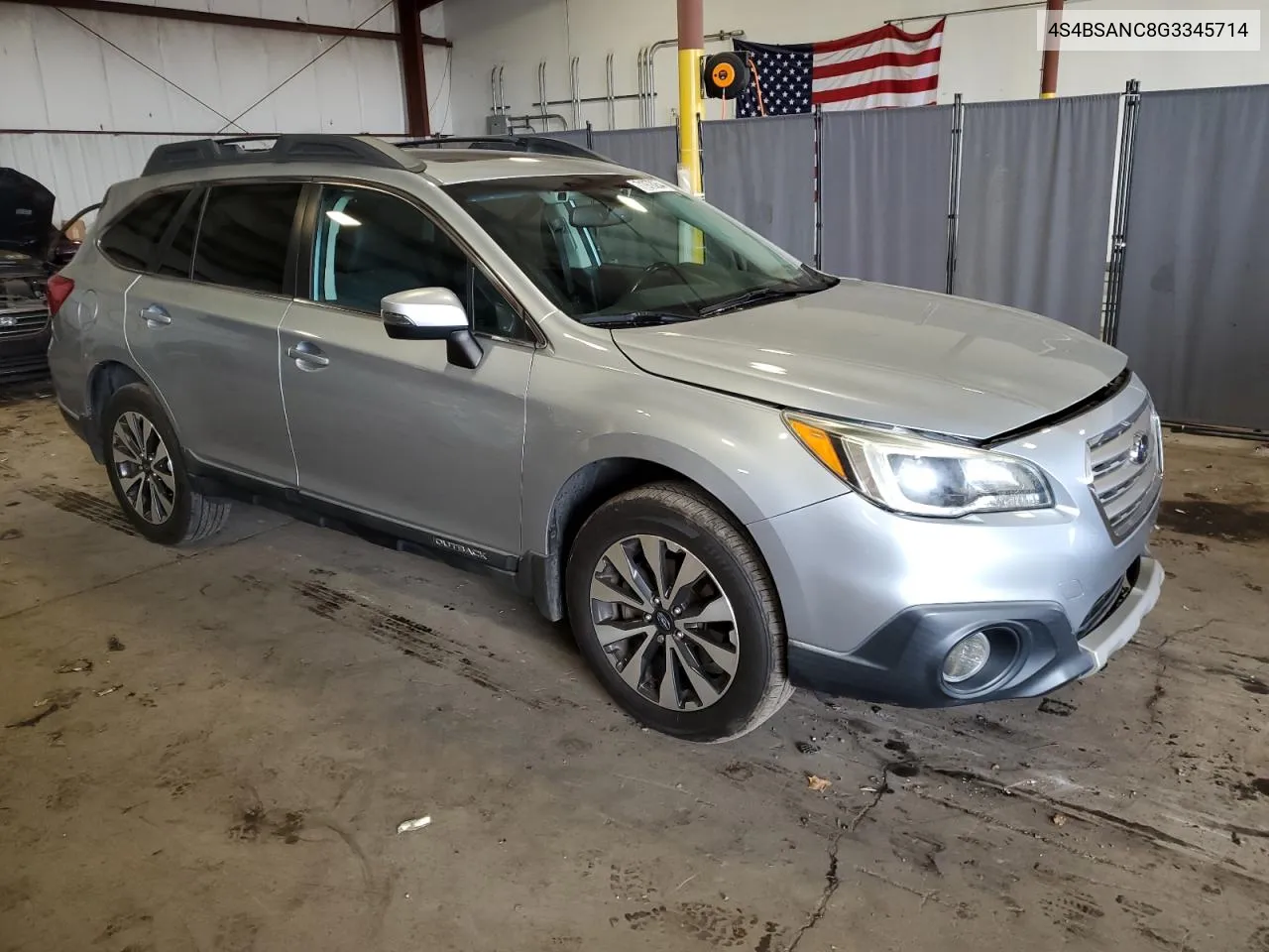 2016 Subaru Outback 2.5I Limited VIN: 4S4BSANC8G3345714 Lot: 71978254