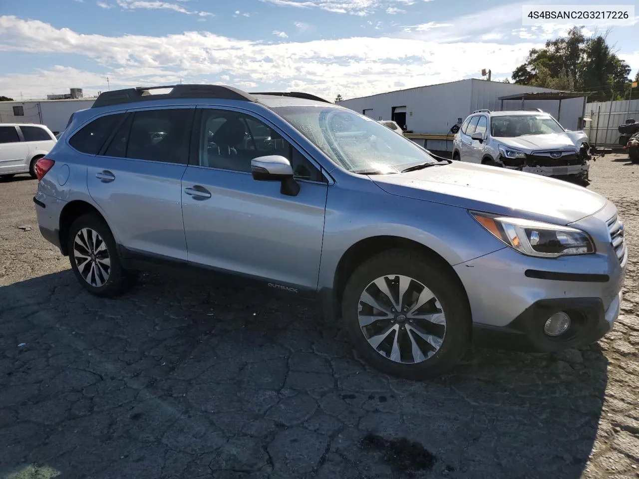 2016 Subaru Outback 2.5I Limited VIN: 4S4BSANC2G3217226 Lot: 72276894