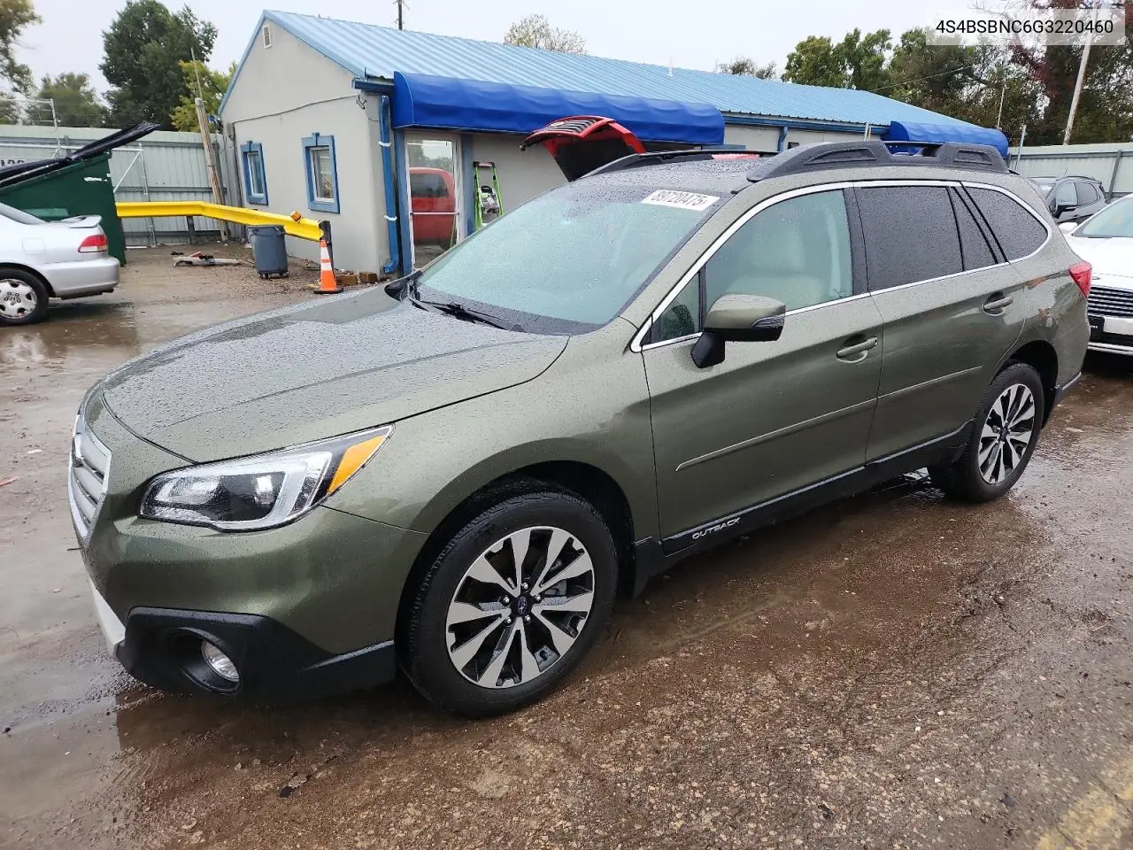 4S4BSBNC6G3220460 2016 Subaru Outback 2.5I Limited