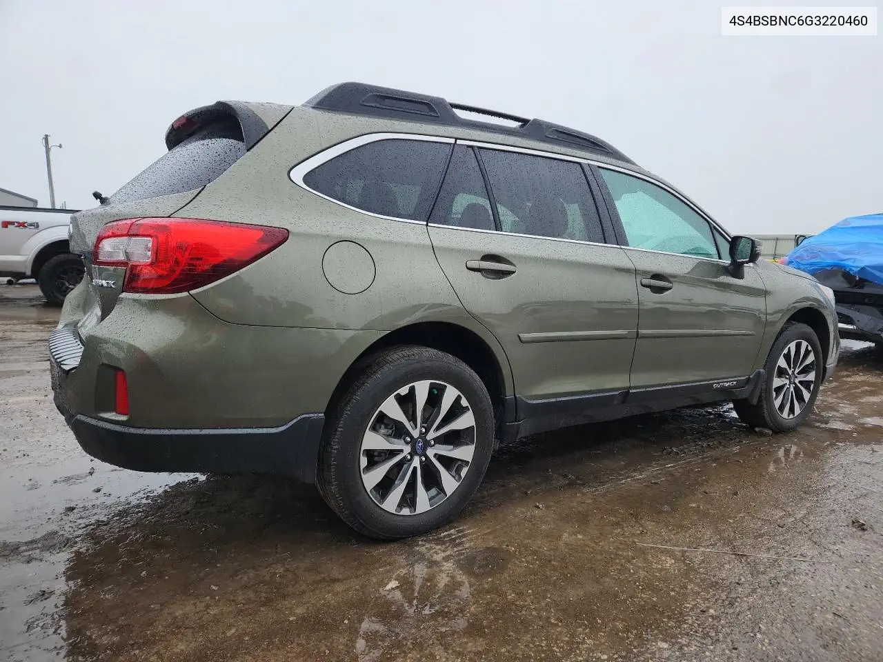 4S4BSBNC6G3220460 2016 Subaru Outback 2.5I Limited