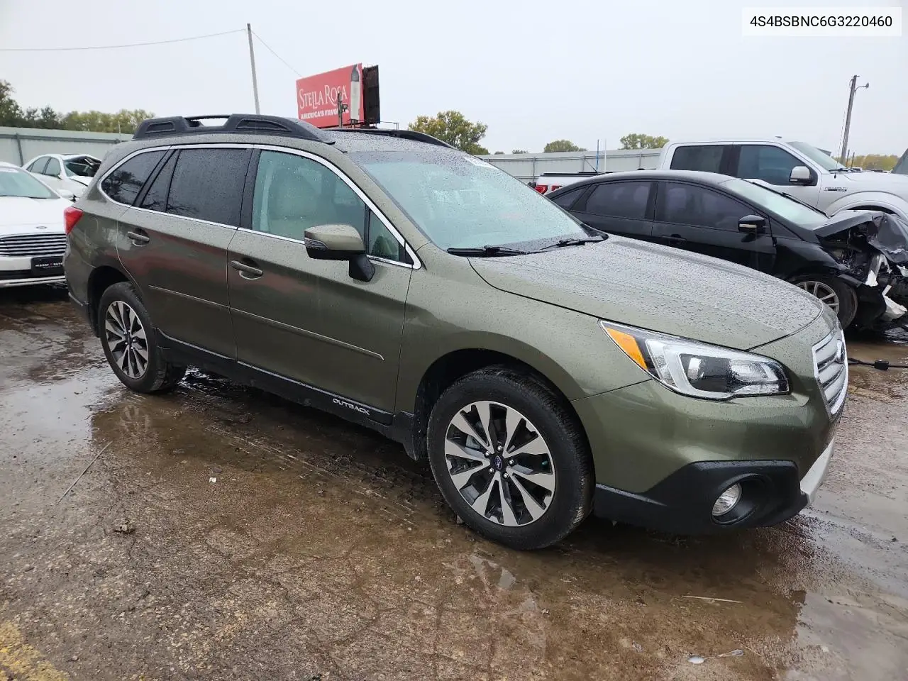 4S4BSBNC6G3220460 2016 Subaru Outback 2.5I Limited