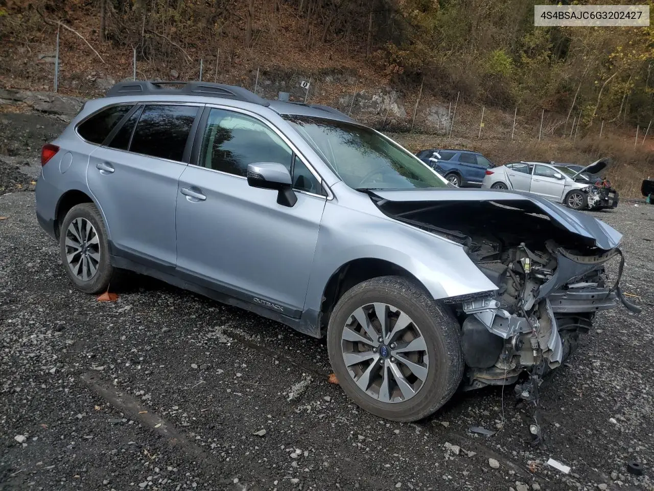 4S4BSAJC6G3202427 2016 Subaru Outback 2.5I Limited