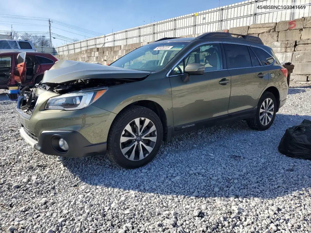 4S4BSBNC1G3341669 2016 Subaru Outback 2.5I Limited