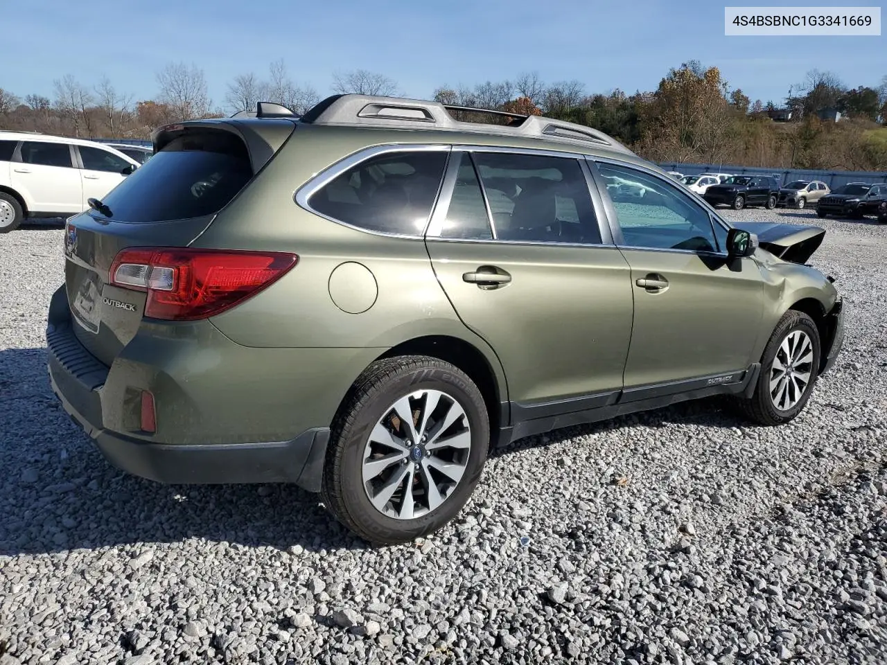 4S4BSBNC1G3341669 2016 Subaru Outback 2.5I Limited