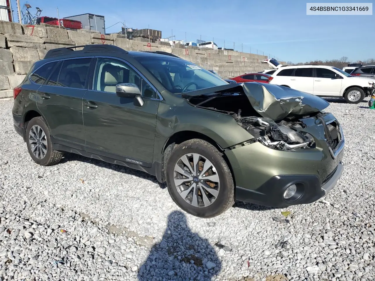4S4BSBNC1G3341669 2016 Subaru Outback 2.5I Limited