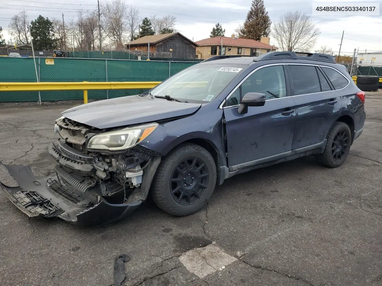 4S4BSENC5G3340137 2016 Subaru Outback 3.6R Limited