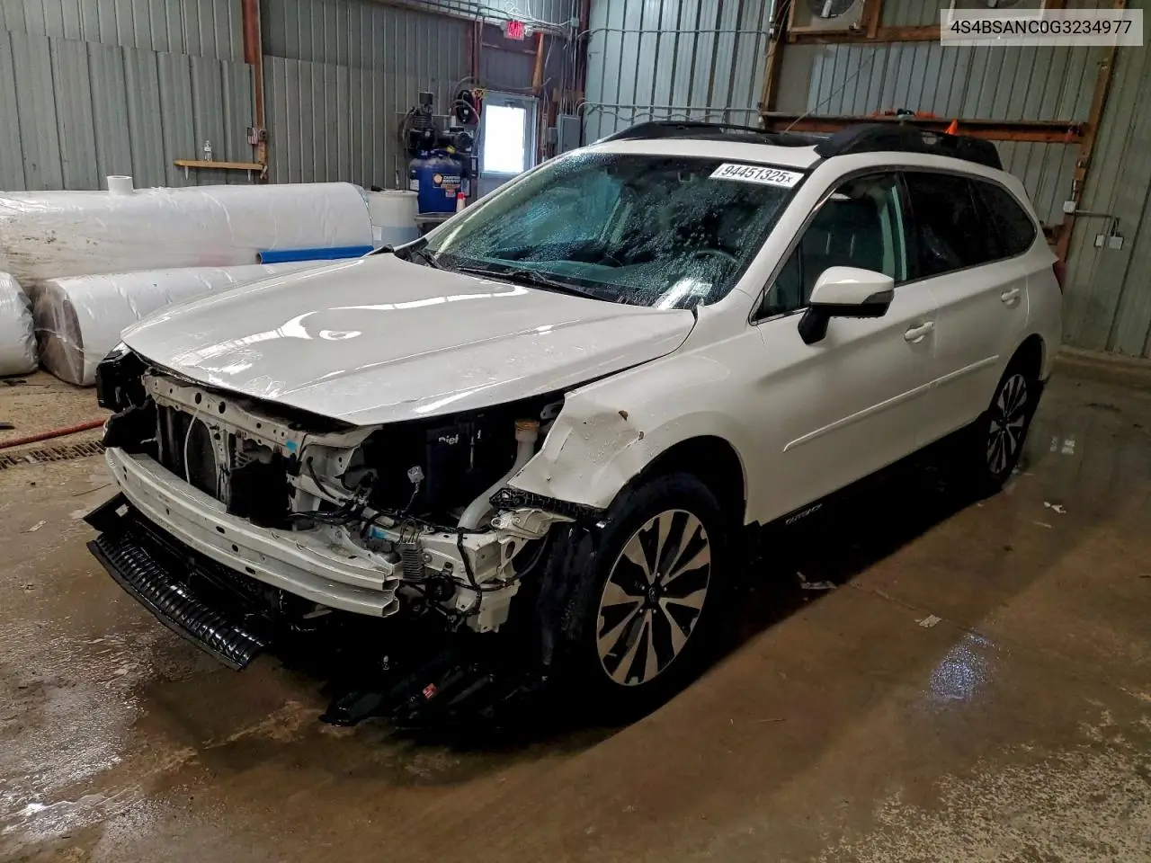 4S4BSANC0G3234977 2016 Subaru Outback 2.5I Limited