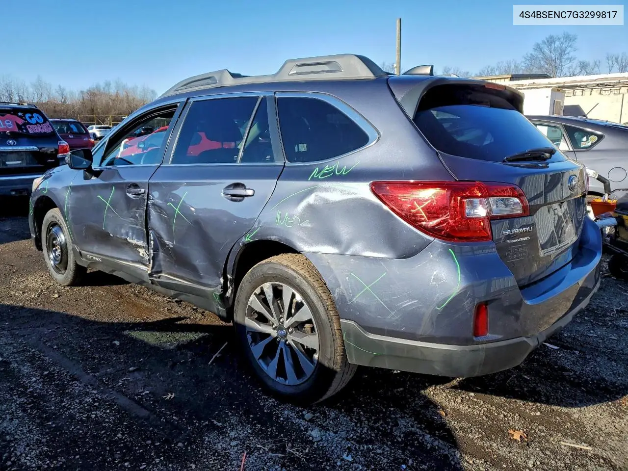 4S4BSENC7G3299817 2016 Subaru Outback 3.6R Limited