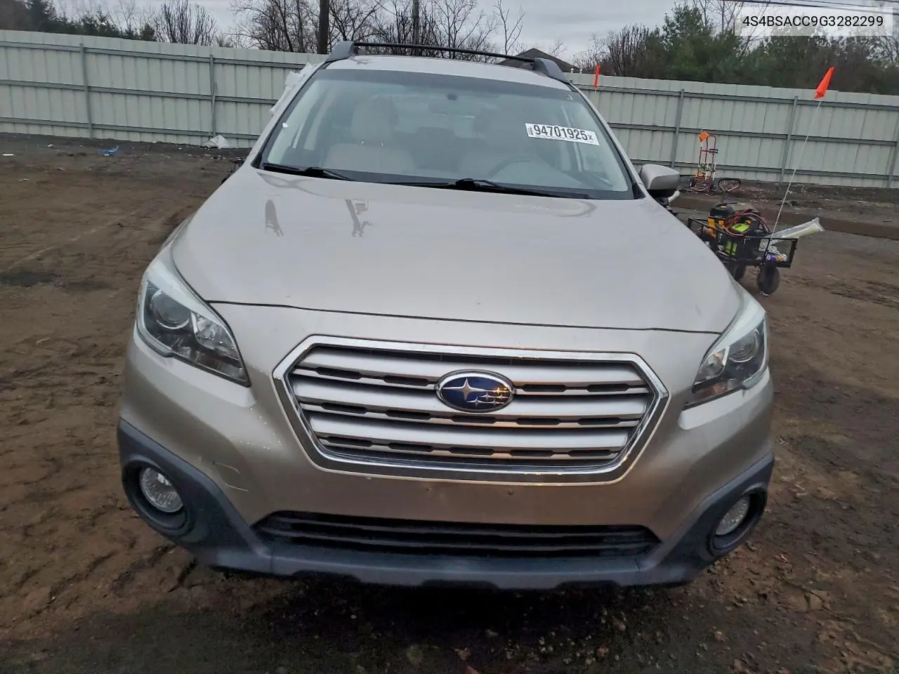 4S4BSACC9G3282299 2016 Subaru Outback 2.5I Premium