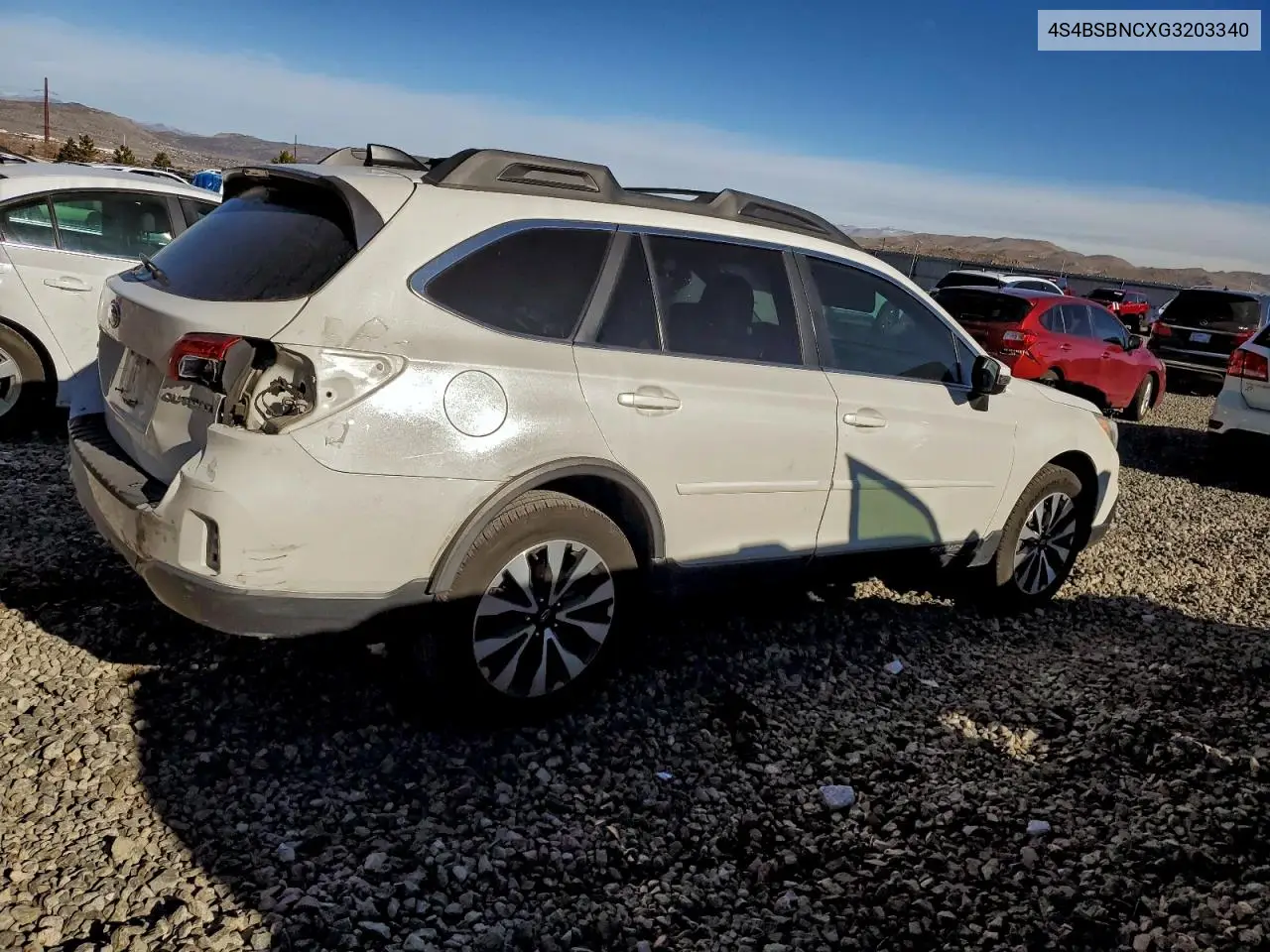 4S4BSBNCXG3203340 2016 Subaru Outback 2.5I Limited