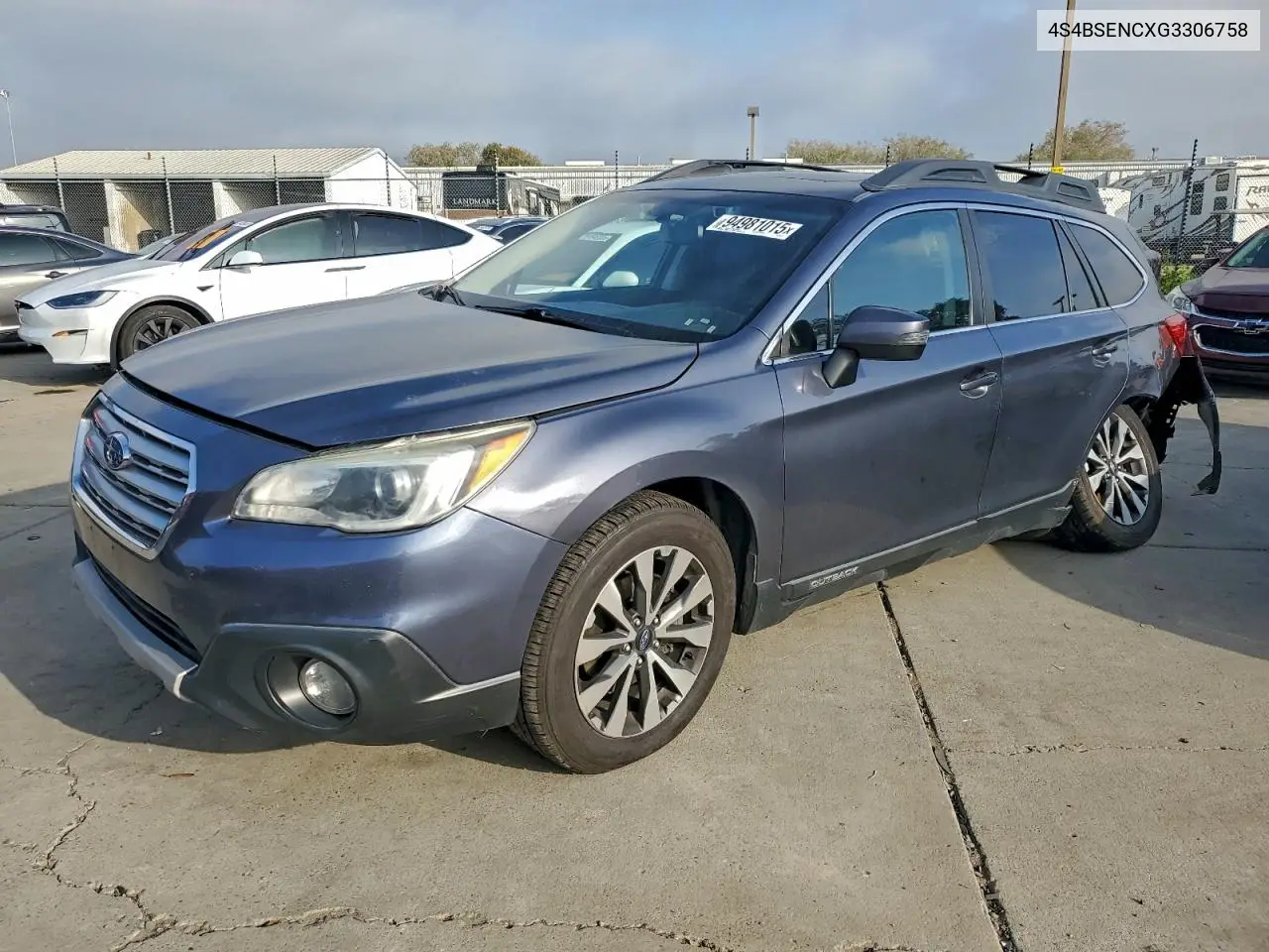 4S4BSENCXG3306758 2016 Subaru Outback 3.6R Limited