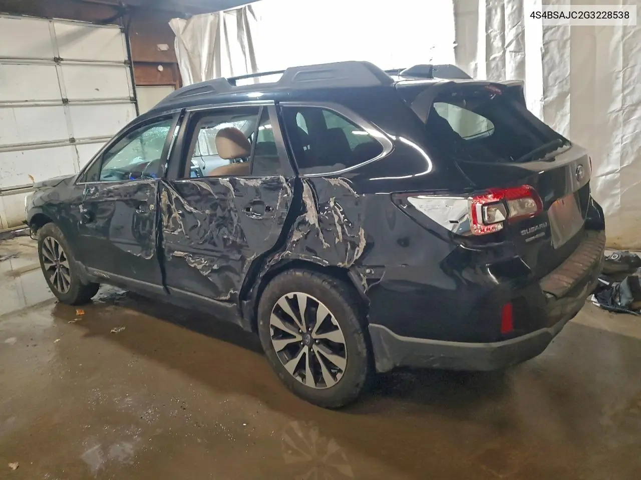 4S4BSAJC2G3228538 2016 Subaru Outback 2.5I Limited