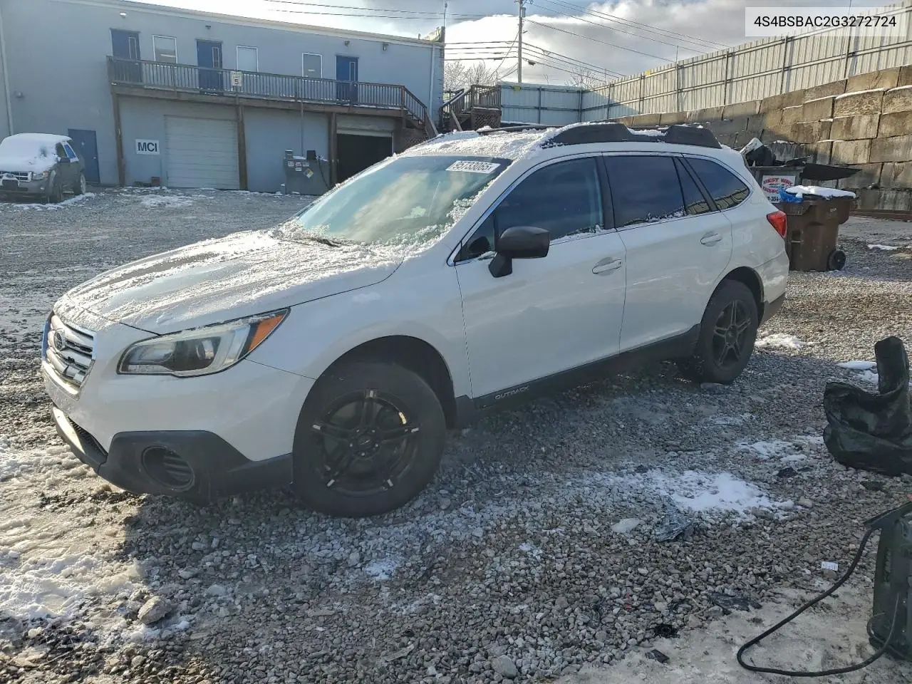 4S4BSBAC2G3272724 2016 Subaru Outback 2.5I