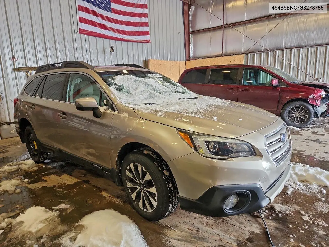 4S4BSBNC7G3278755 2016 Subaru Outback 2.5I Limited