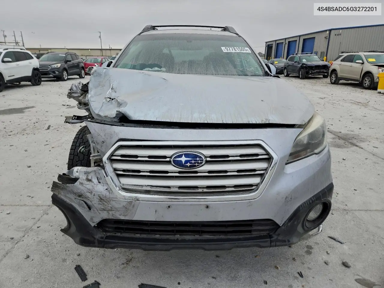 4S4BSADC6G3272201 2016 Subaru Outback 2.5I Premium