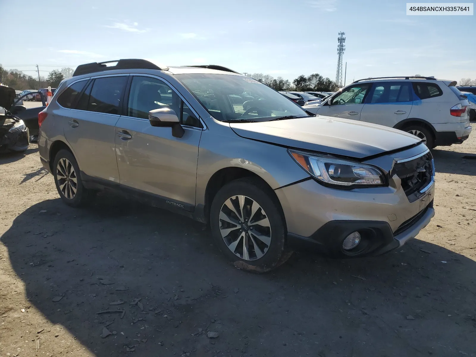 2017 Subaru Outback 2.5I Limited VIN: 4S4BSANCXH3357641 Lot: 47285984