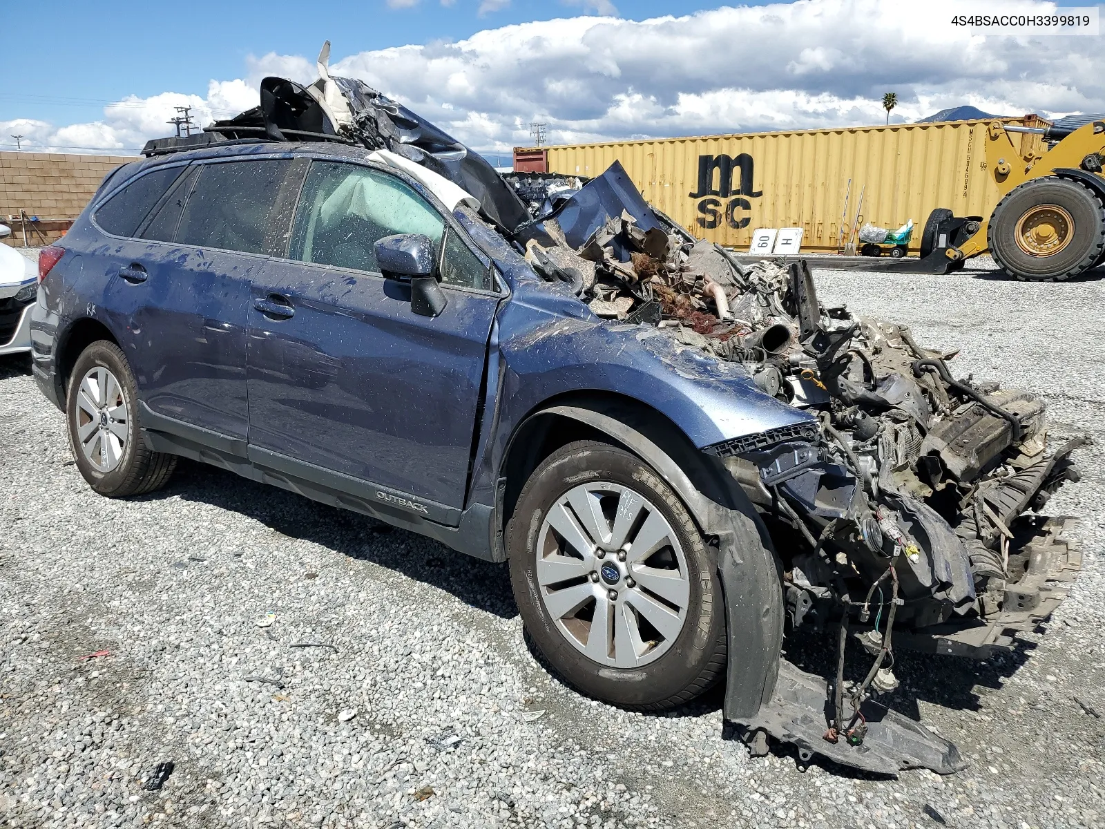 2017 Subaru Outback 2.5I Premium VIN: 4S4BSACC0H3399819 Lot: 49093344