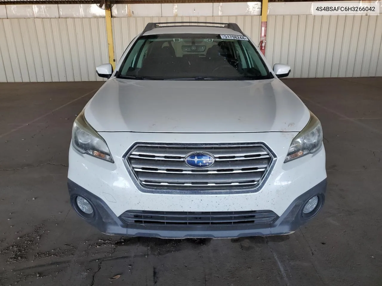 4S4BSAFC6H3266042 2017 Subaru Outback 2.5I Premium