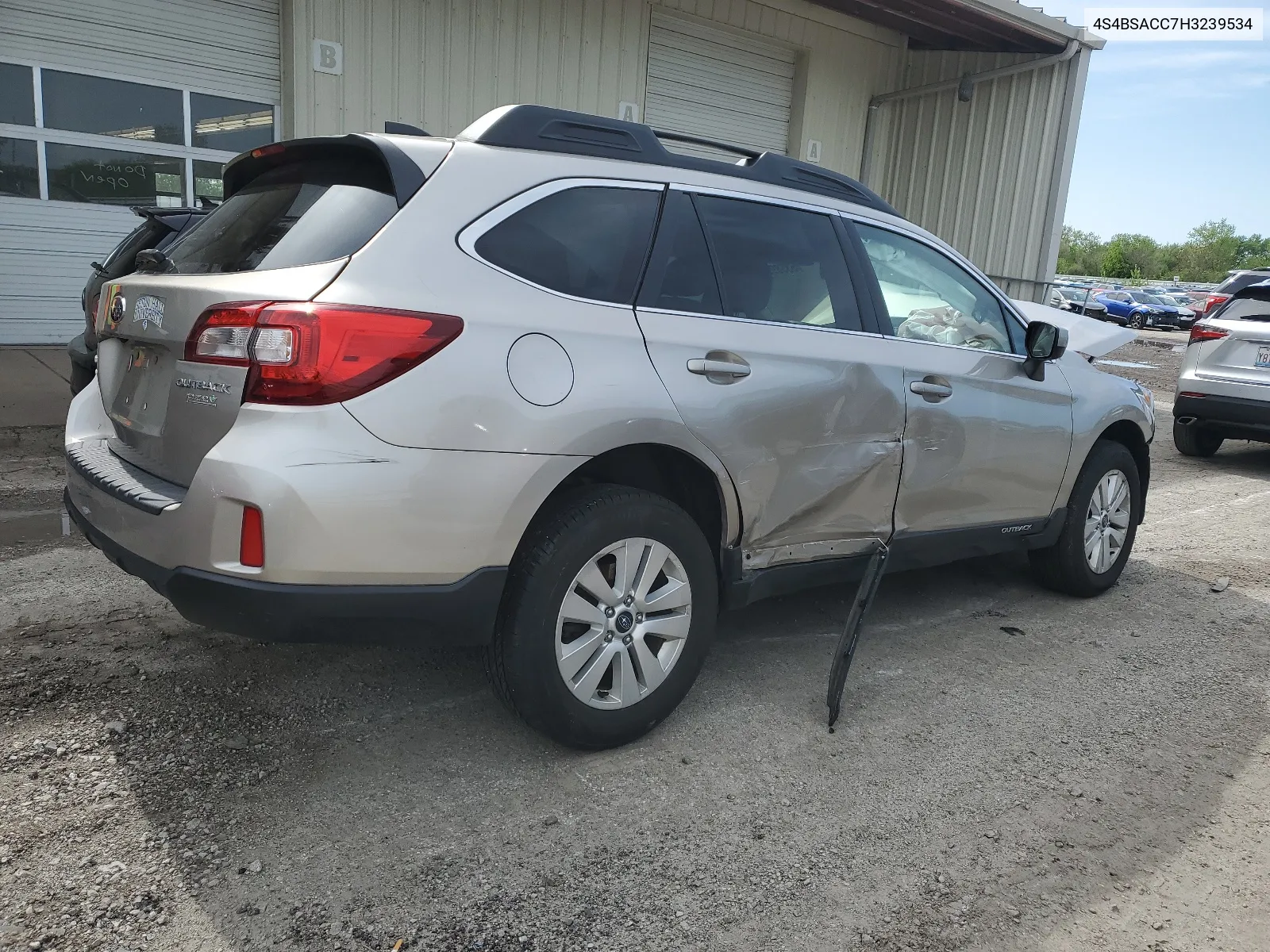 2017 Subaru Outback 2.5I Premium VIN: 4S4BSACC7H3239534 Lot: 53589984