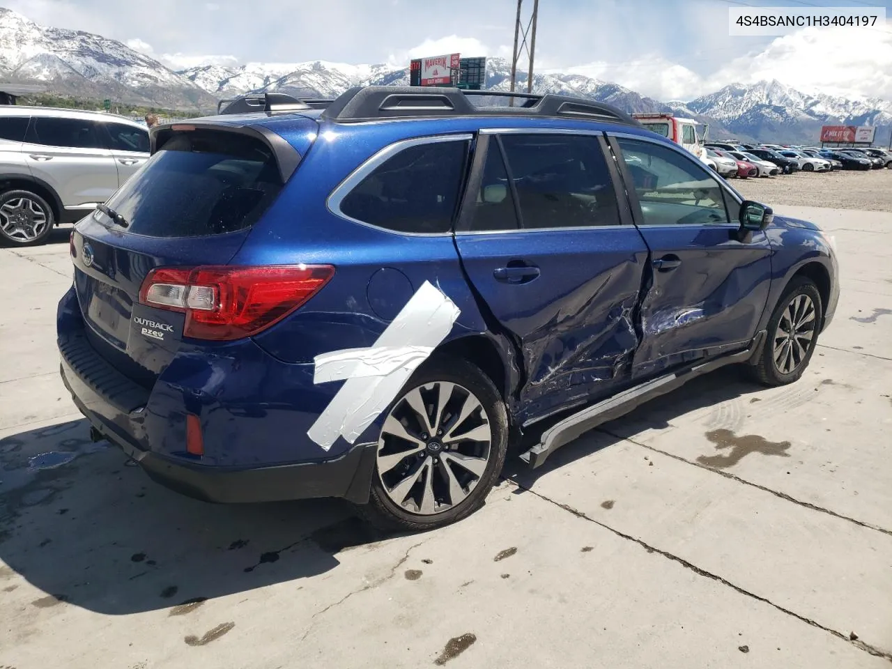 2017 Subaru Outback 2.5I Limited VIN: 4S4BSANC1H3404197 Lot: 54324674