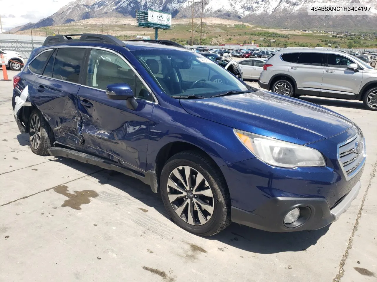 4S4BSANC1H3404197 2017 Subaru Outback 2.5I Limited