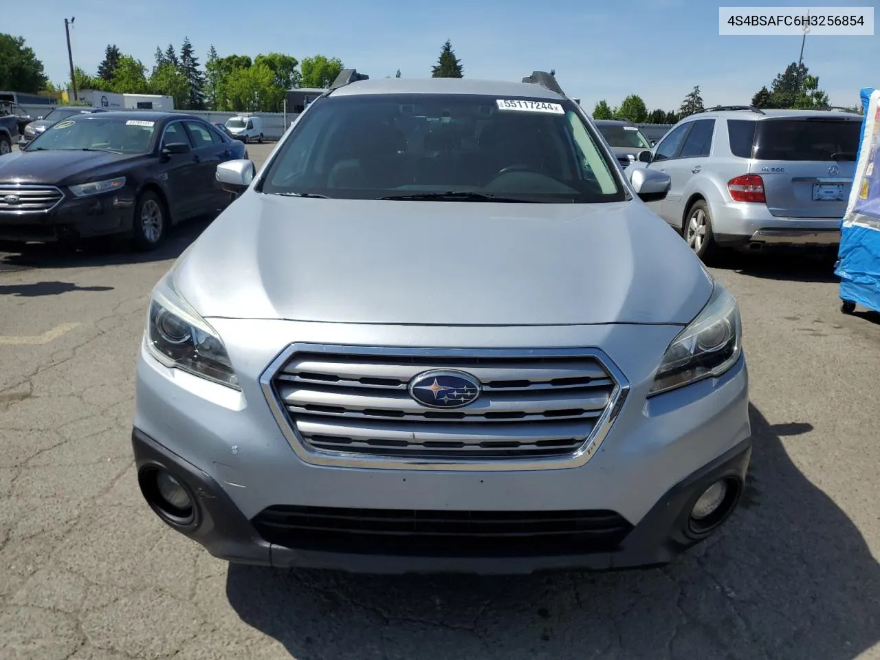 2017 Subaru Outback 2.5I Premium VIN: 4S4BSAFC6H3256854 Lot: 55117244