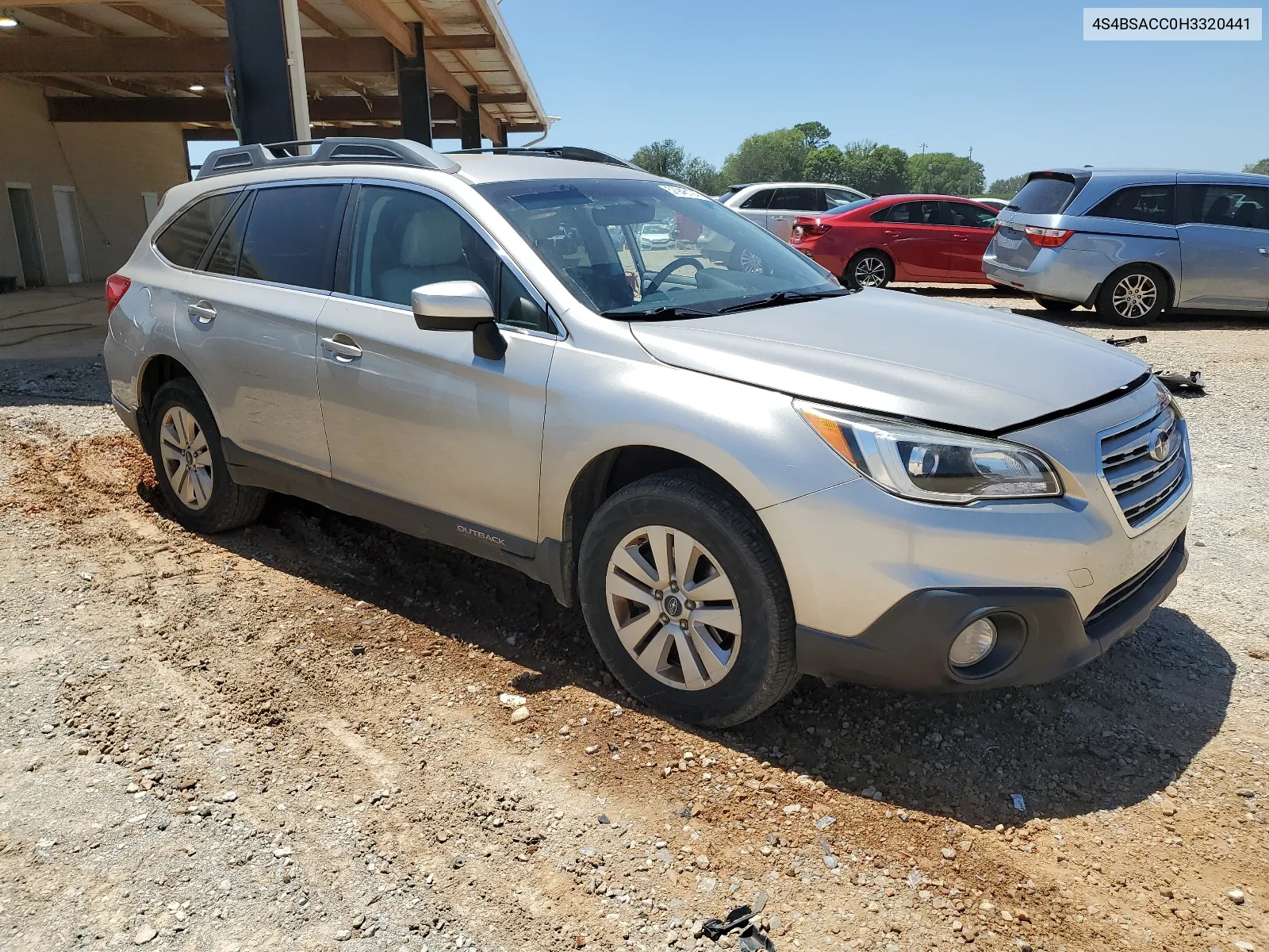 4S4BSACC0H3320441 2017 Subaru Outback 2.5I Premium