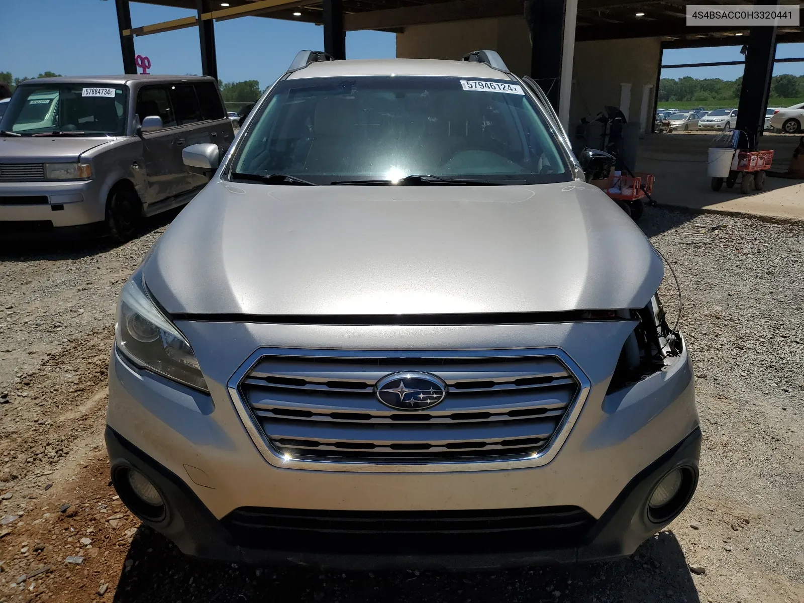 2017 Subaru Outback 2.5I Premium VIN: 4S4BSACC0H3320441 Lot: 57946124