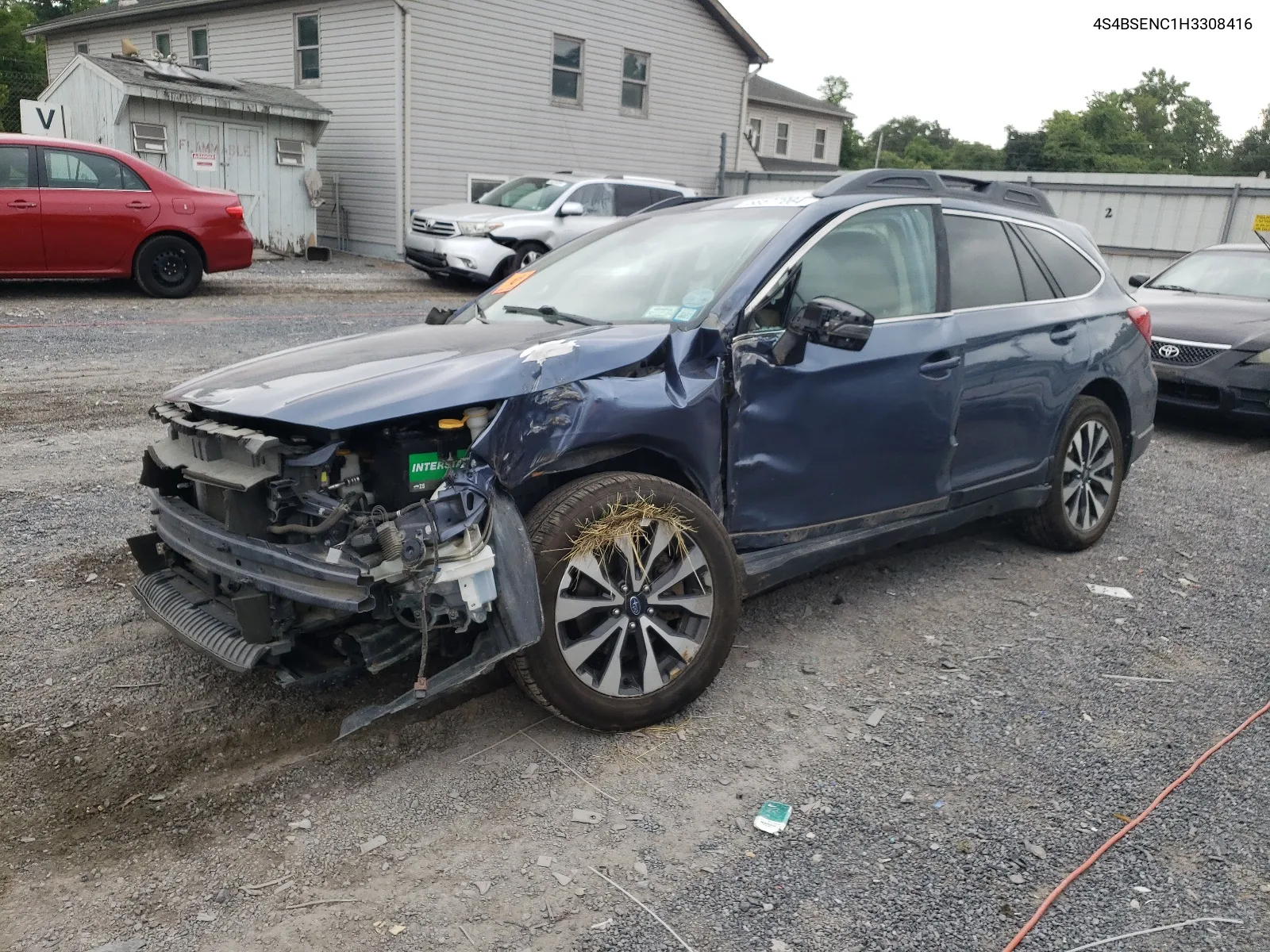 2017 Subaru Outback 3.6R Limited VIN: 4S4BSENC1H3308416 Lot: 58577064