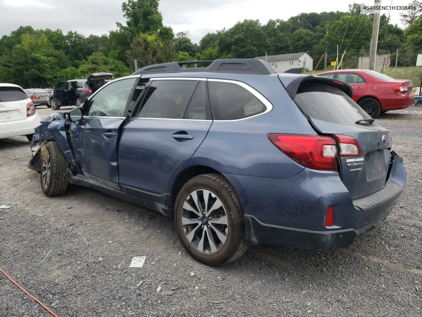 2017 Subaru Outback 3.6R Limited VIN: 4S4BSENC1H3308416 Lot: 58577064