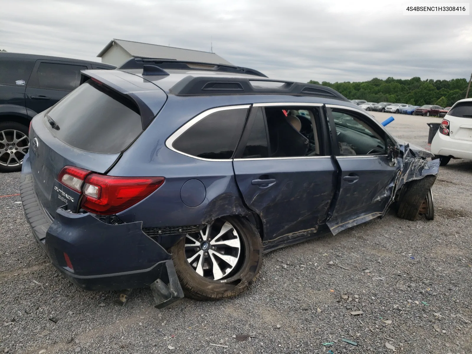 2017 Subaru Outback 3.6R Limited VIN: 4S4BSENC1H3308416 Lot: 58577064