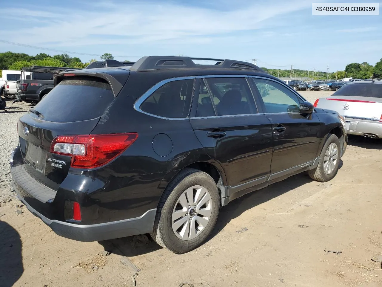 2017 Subaru Outback 2.5I Premium VIN: 4S4BSAFC4H3380959 Lot: 60052064