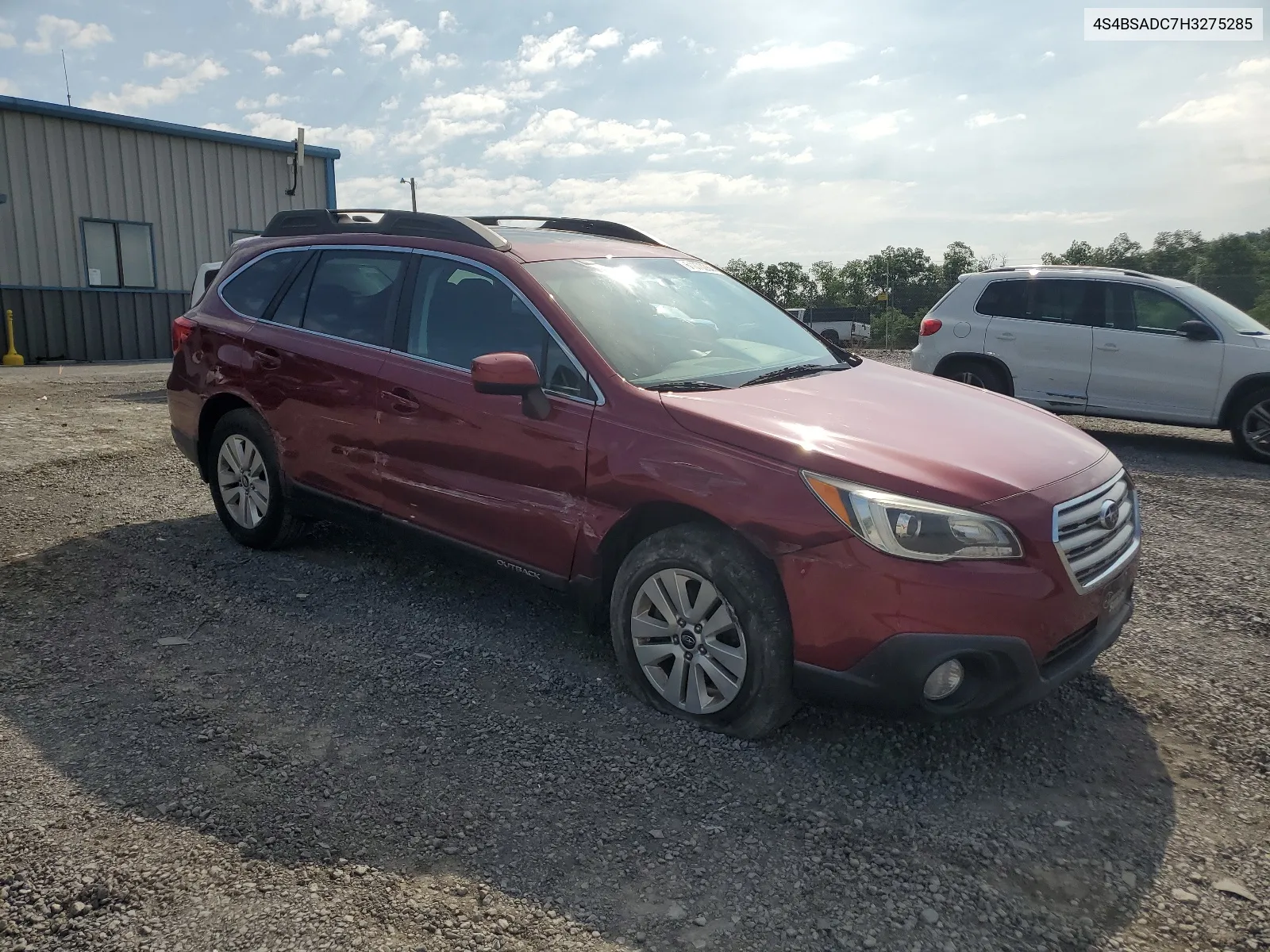 2017 Subaru Outback 2.5I Premium VIN: 4S4BSADC7H3275285 Lot: 61070264